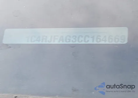 2012 Jeep Grand Cherokee Laredo из США, поврежденный, VIN 1C4RJFAG3CC164669